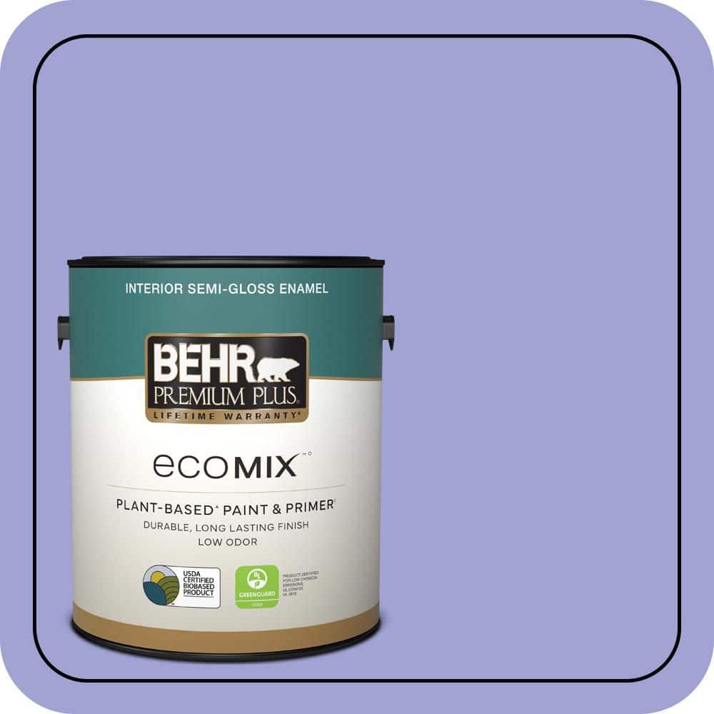 1 gal. #P550-4 Water Hyacinth Semi-Gloss Enamel EcoMix Plant-Based Interior Paint & Primer price history on PriceWatchPro