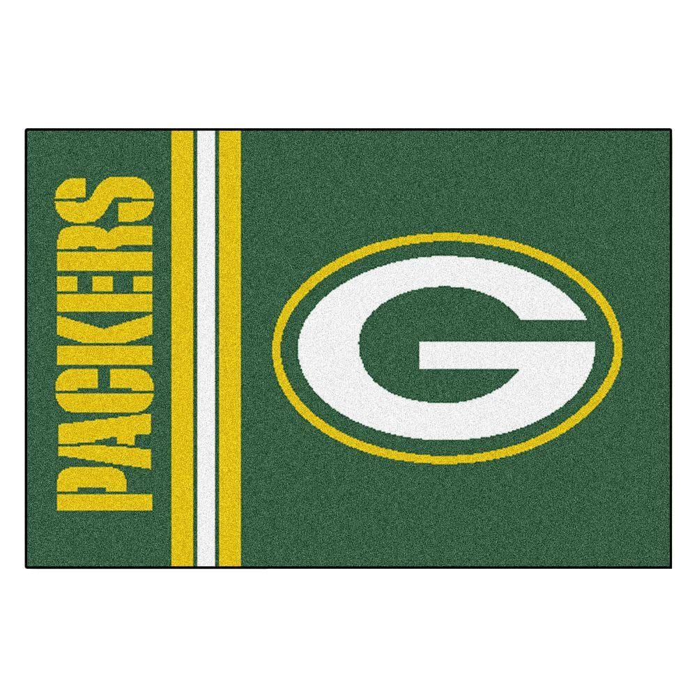 FANMATS NFL - Green Bay Packers Black Polyester Embroidered 0.1 in. x 20  in. x 40 in. Seat Cover 21527 - The Home Depot