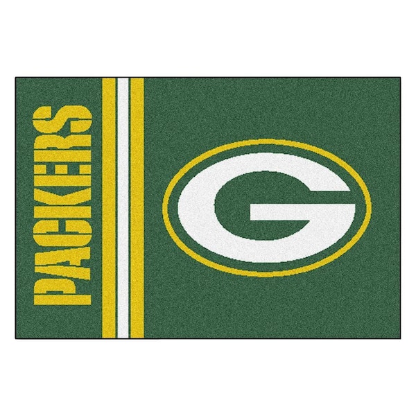 FANMATS NFL Green Bay Packers Green 2 ft. x 2 ft. Round Area Rug 17959 -  The Home Depot