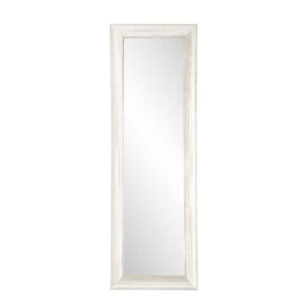 BrandtWorks Large Rectangle White Classic Mirror (54.5 in. H x 21 in. W)