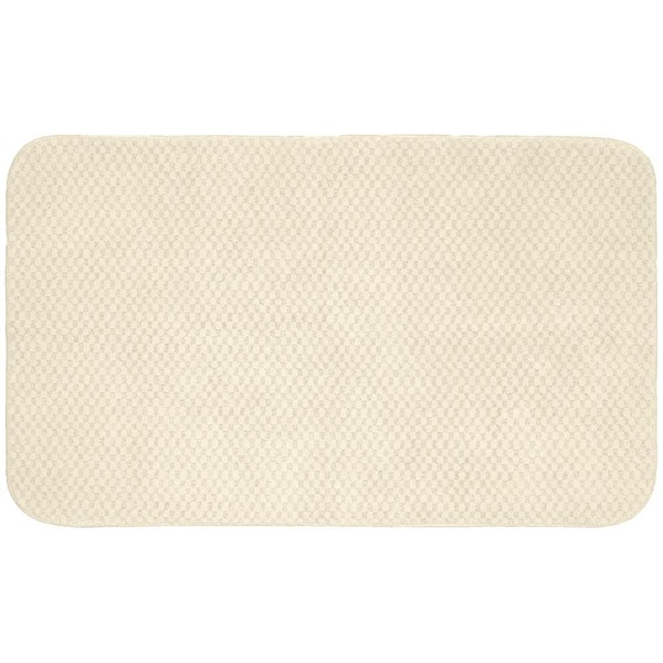 Garland Rug Cabernet Ivory 30 in. x 50 in. Washable Bathroom Accent Rug