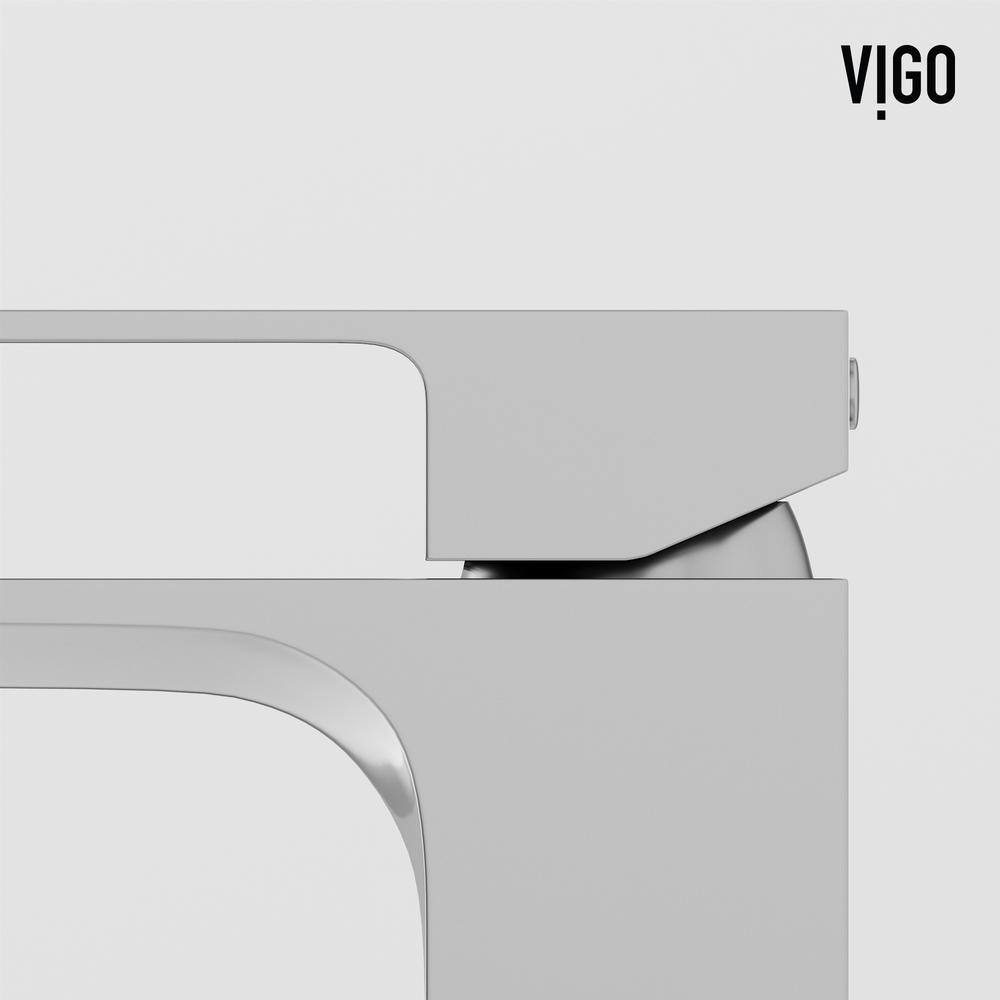 Concerto Stone Rectangular Above-Counter Bathroom Sink with Dunn Faucet