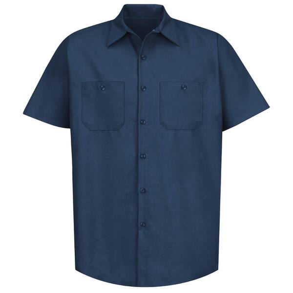 Navy Industrial Work Shirt SP24NV SSL XL