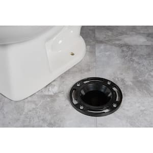 Twist-N-Set 4 in. ABS Open Toilet Flange