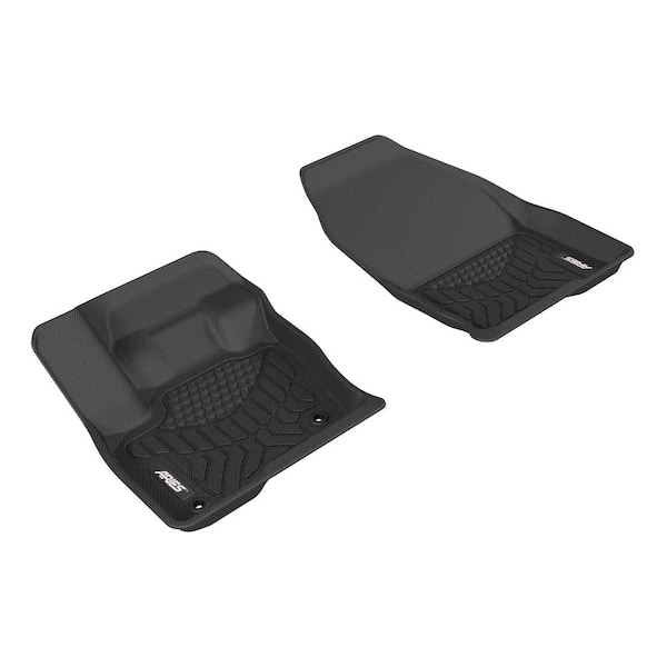 Aries StyleGuard XD Black Custom Heavy Duty Floor Liners, Select Ford Edge, 1st Row Only