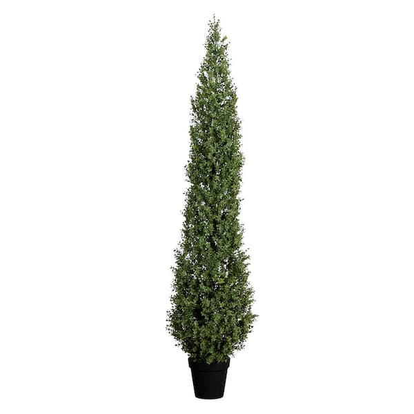 7 ft. UV Resistant Artificial Boxwood Topiary Tree (Indoor/Outdoor)