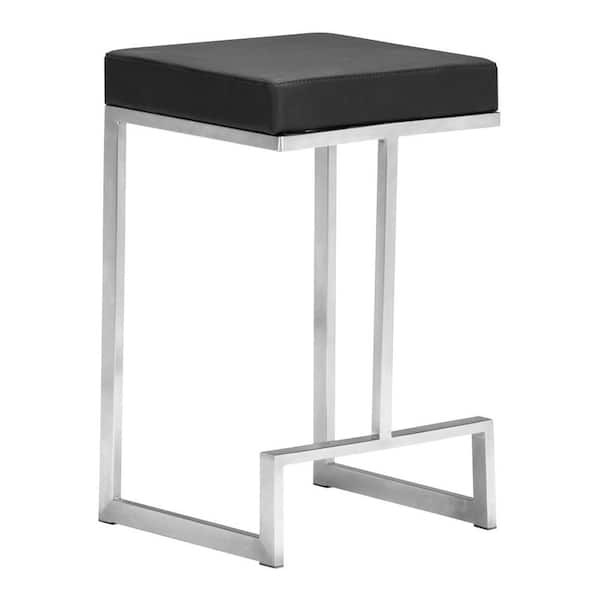 ZUO Darwen 26 in. Black Counter Stool