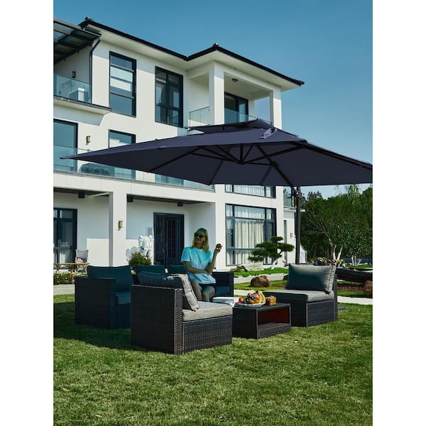11 ft rectangular patio umbrella green Green Patio Umbrellas