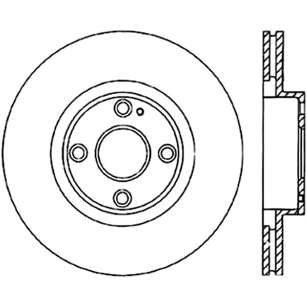 Centric Parts Disc Brake Rotor 2001-2005 Mazda Miata 1.8L