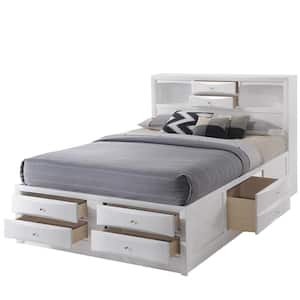 Ireland 63w White Queen Non-Upholstered Wood Frame