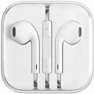 OEM EarPods In-Ear Wired 3.5 mm Connector with Mic and Remote - Bulk Packaging