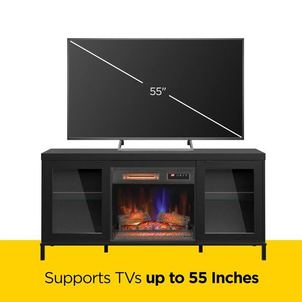Twin Star Home Duraflame 59.5 in. Freestanding Electric Fireplace