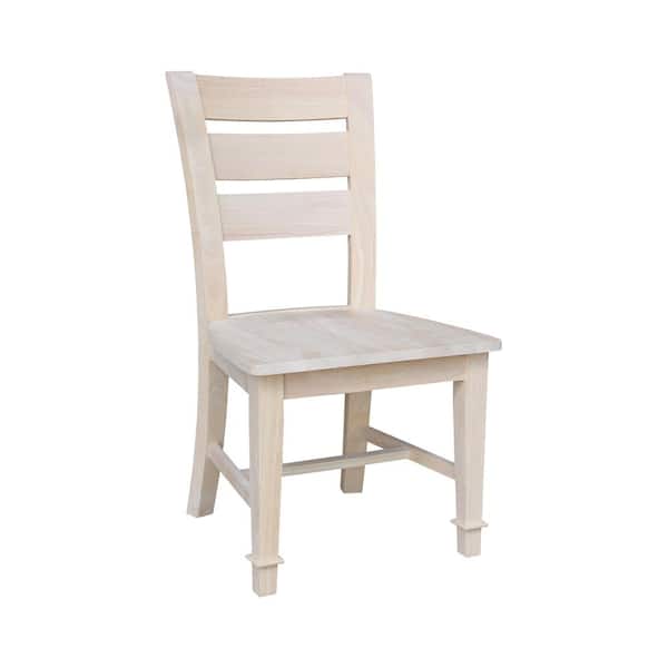 International Concepts Tuscany Unfinished Wood Side Chair (Set of 2)