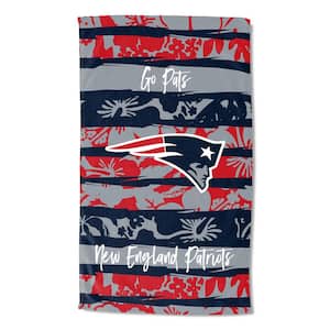 NFL Patriots Cotton/Polyester Blend Multi Color Pocket Beach Towel