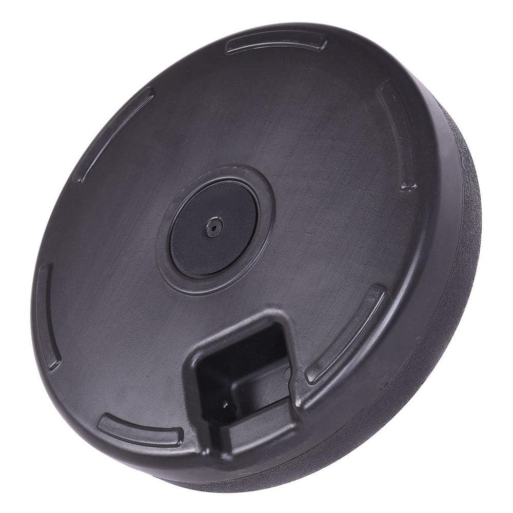 20'' Black Steel and HDPE Round Water Filled Umbrella Base