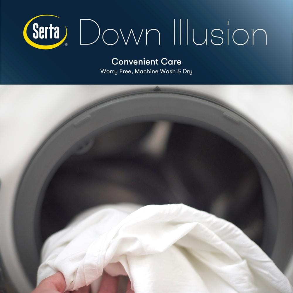 Full White Microfiber Lightweight Down Alternative Duvet