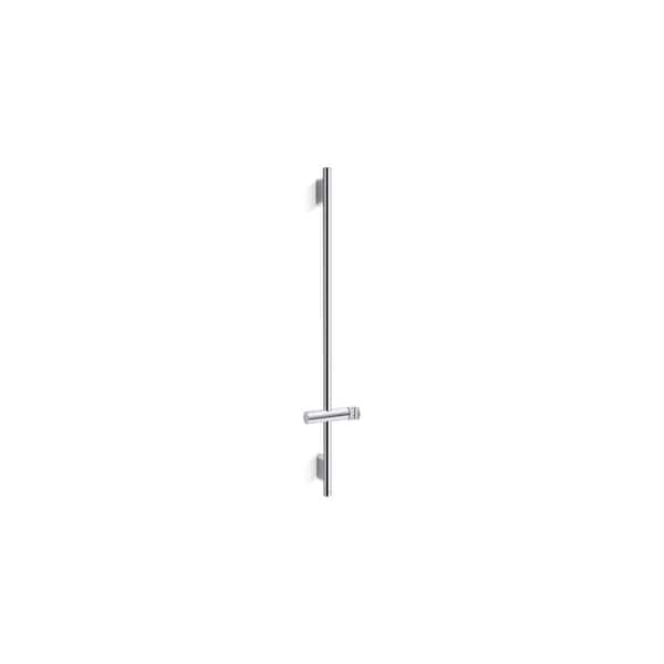 KOHLER Statement 40 in. Slidebar in Vibrant Polished Nickel