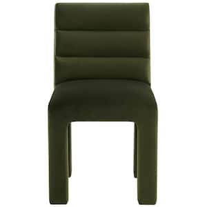 Pietro Forest Green 19.7 in. Pine Dining Chair