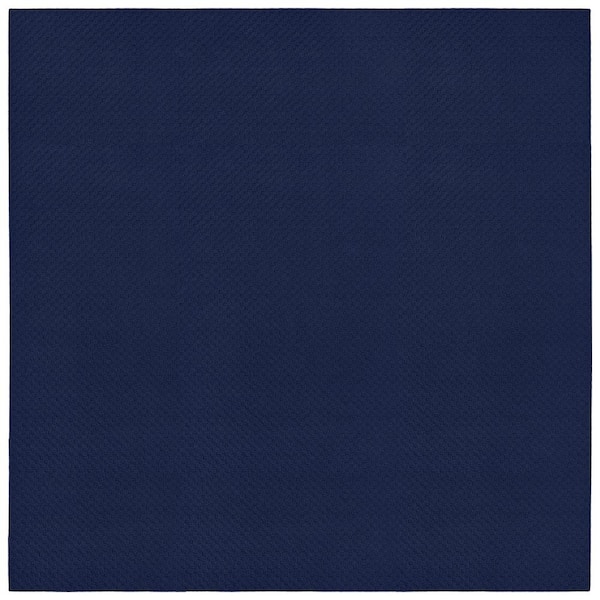 Garland Rug Town Square Navy 12 ft. x 12 ft. Geometric Area Rug