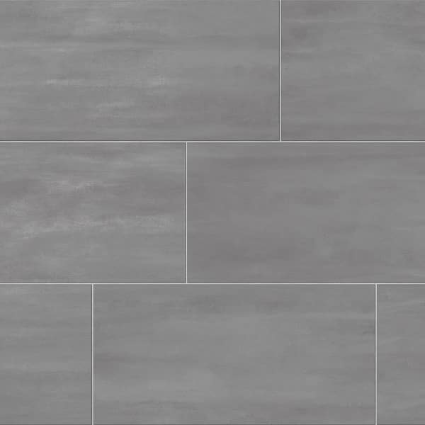 Corso Italia Sample - Ray Gray 6 in. x 6 in. Concrete Look Porcelain Floor and Wall Tile