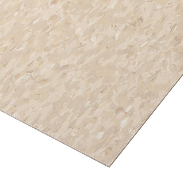 Armstrong Civic Square VCT 12 in. x 12 in. Stone Tan Commercial Vinyl Tile (45 sq. ft. / case)
