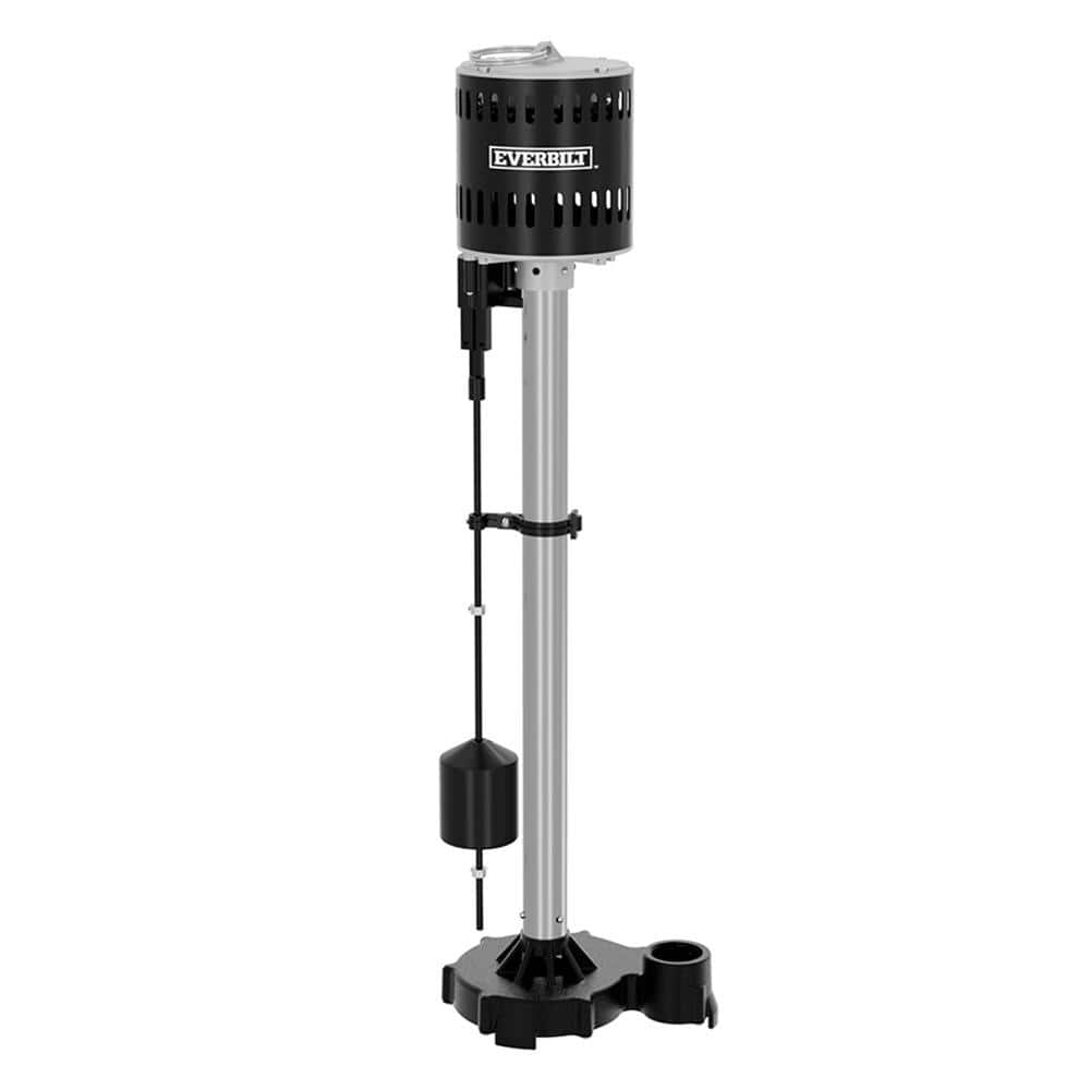 1/2 HP Stainless Steel and Cast Iron Pedestal Sump Pump