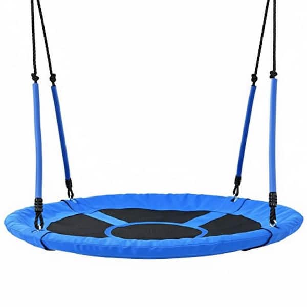 MISOPILY 40in Round Tree Swing with Oxford Mat, 1-Pack, 700 lb