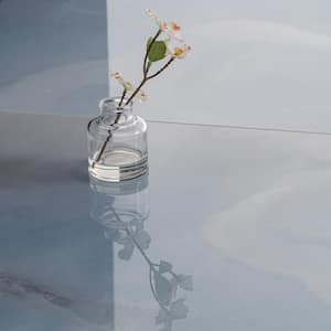 Take Home Tile Sample - Agua Linda 4 in. x 4 in. Polished Stone Look Porcelain Floor and Wall Tile