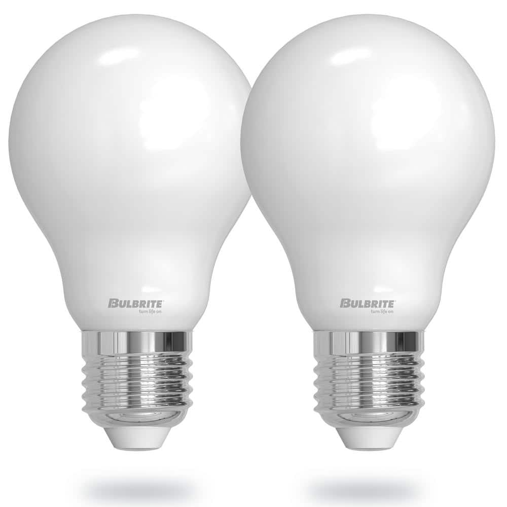 Bulbrite 9-Watt A19 LED Light Bulbs Warm Dimming 3000K (Soft White ...