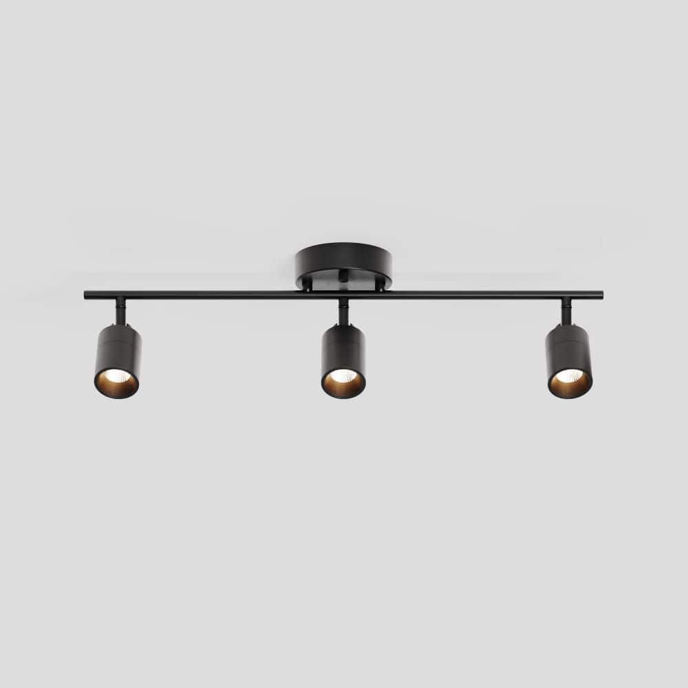 Shura Bronze 3-Light Track Light with Rotatable Heads, Integrated LED Bulbs, 2 ft. Track Lighting Kit 3000k, 1470 Lumen price history on PriceWatchPro