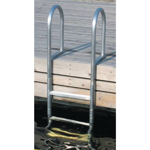 Dock Edge 4 Steps Welded Aluminum Fixed Dock Ladder