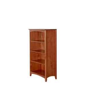 Shaker Style Cherry 48 in. H Solid Wood Bookcase