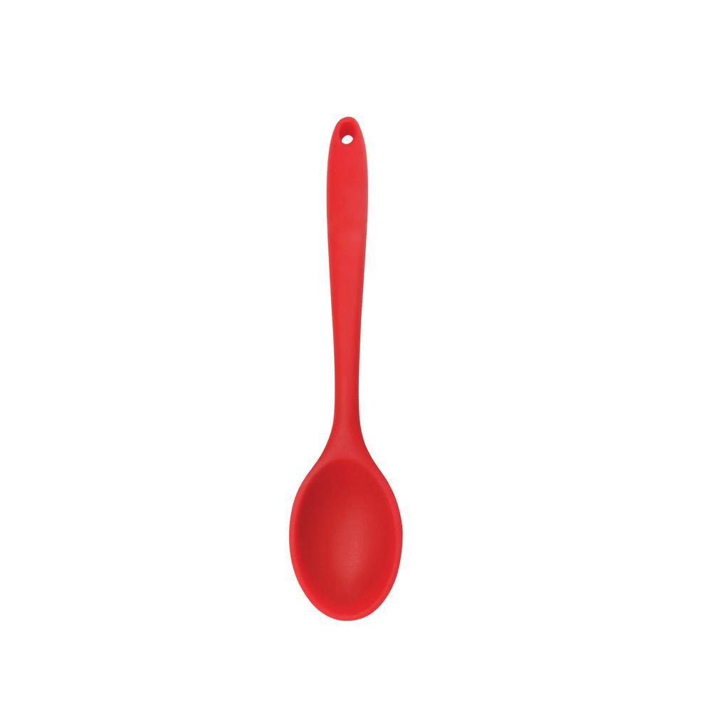 Red Silicone 5-Piece Cooking Utensil Set