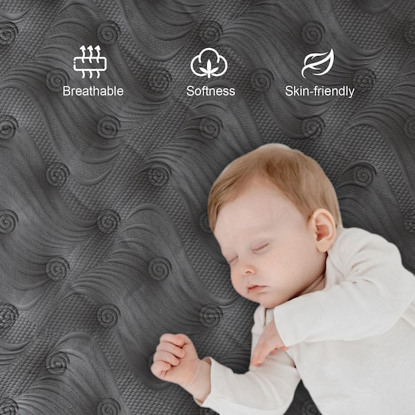 Queen Size Medium Firm Hybrid 12 in. Euro Top Support and Bed-in-a-Box Mattress