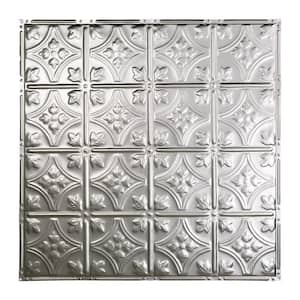 Hamilton 2 ft. x 2 ft. Nail-Up Tin Ceiling Tile in Unfinished (Case of 5)