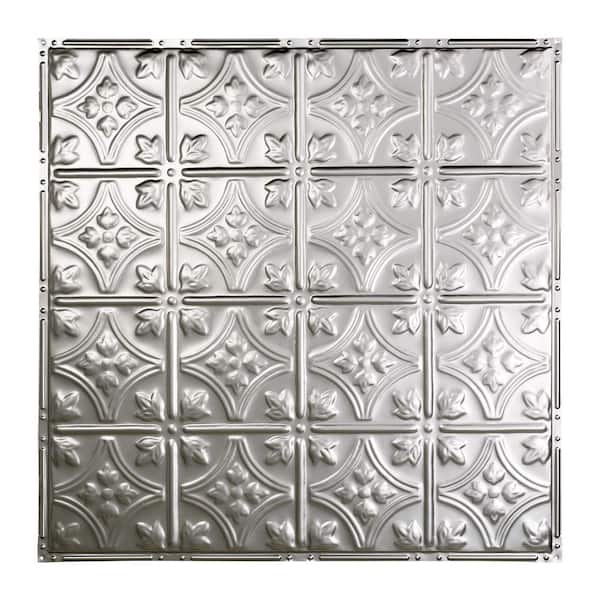 Great Lakes Tin Hamilton 2 ft. x 2 ft. Nail-Up Tin Ceiling Tile in ...