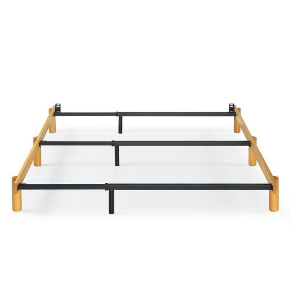 Wood Compack Adjustable Bed Frame, How To Adjust Bed Frame From Queen King