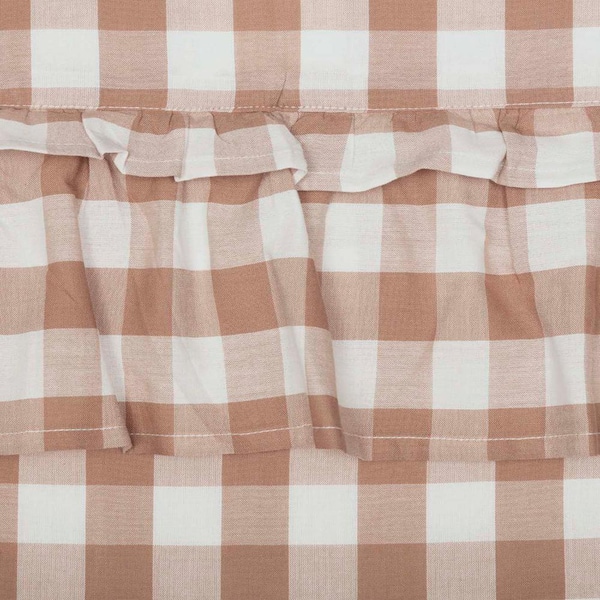Red and White Mini Check Trim Double SIded Tafetta and White Velvet Wi –  Nancy Brown Home