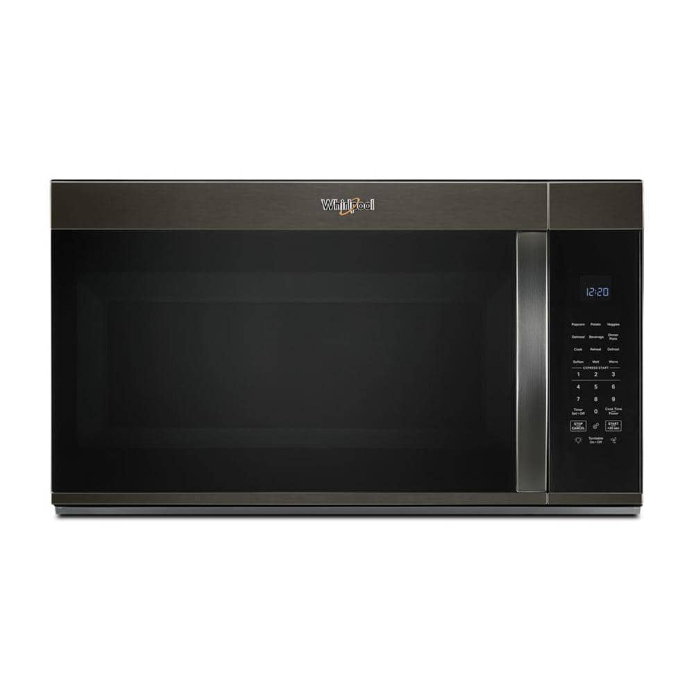 Whirlpool 30 in. Over-the-Range Microwave in Black Stainless Finish with Sensor Cooking