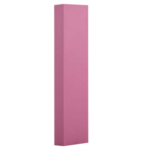 3.94 in. 3000-Grit Ruby Whetstone with Included Base for Kitchen Knife Polishing and Camping Tool Maintenance