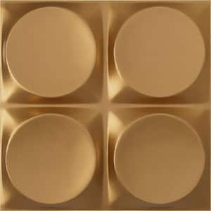 11 7/8 in. x 11 7/8 in. Adonis EnduraWall Decorative 3D Wall Panel, Gold (Covers 0.98 Sq. Ft.)