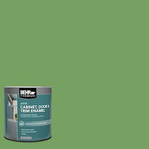 1 qt. #MQ4-47 Parakeet Satin Enamel Interior/Exterior Cabinet, Door & Trim Paint