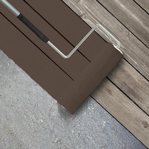 1 gal. #PPU5-18 Chocolate Swirl Textured Low-Lustre Enamel Interior/Exterior Porch and Patio Anti-Slip Floor Paint