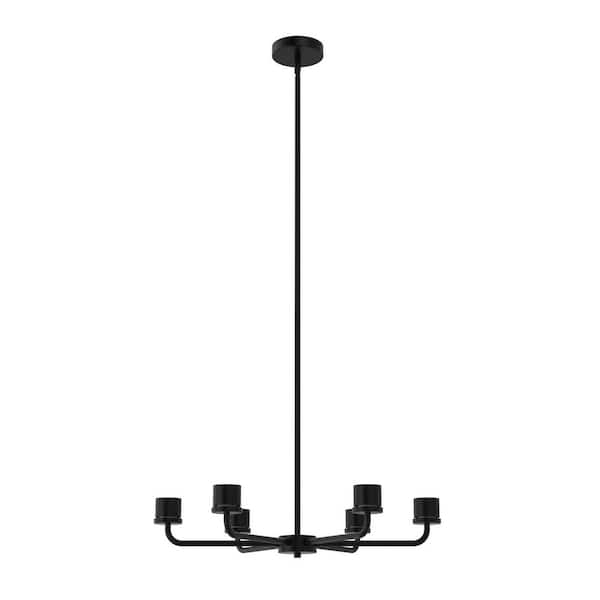 5-Light Black Chandelier Light Fixture Accessories