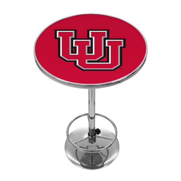 Trademark University of Utah Chrome Pub/Bar Table