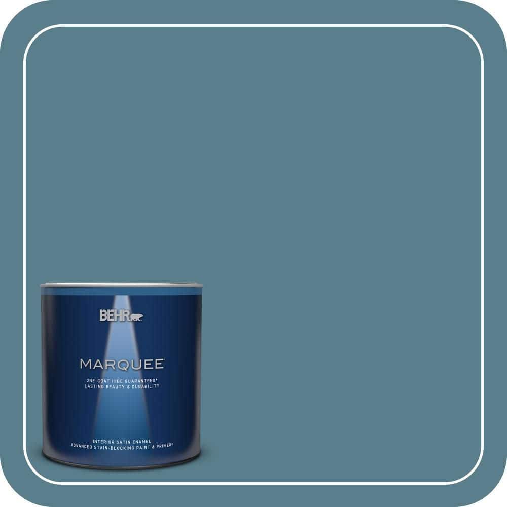 1 qt. Home Decorators Collection #HDC-FL14-11 Cotton Denim Satin Enamel Interior Paint & Primer price history on PriceWatchPro