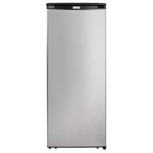 8.5 cu. ft. Manual Defrost Upright Freezer in Stainless Steel