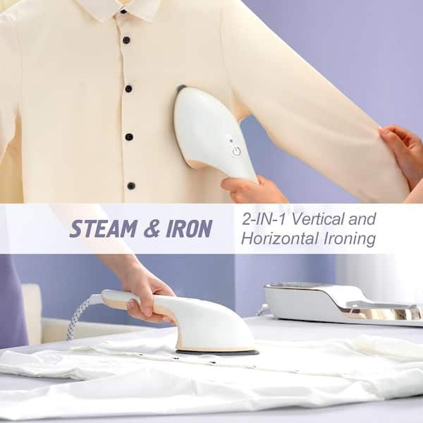Anqtovp Handheld Large Soleplate Clothes Steamer 1500W Detachable 330ml Water Tank for Garment, Clothes, Fabric Wrinkles Remover Anqtovp Handheld Large Soleplate Clothes Steamer 1500W Detachable 330ml Water Tank for Garment, Clothes, Fabric Wrinkles Remover