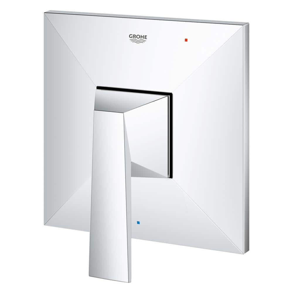 Allure Brilliant 6.75" Chrome Polished Wall-Mounted Valve Trim