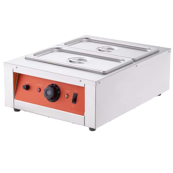 Chocolate Tempering Machine 17.6 lbs. 2 Tanks Chocolate Melting Pot TEMP Control 86~185℉ 1500W, Stainless Steel Silver